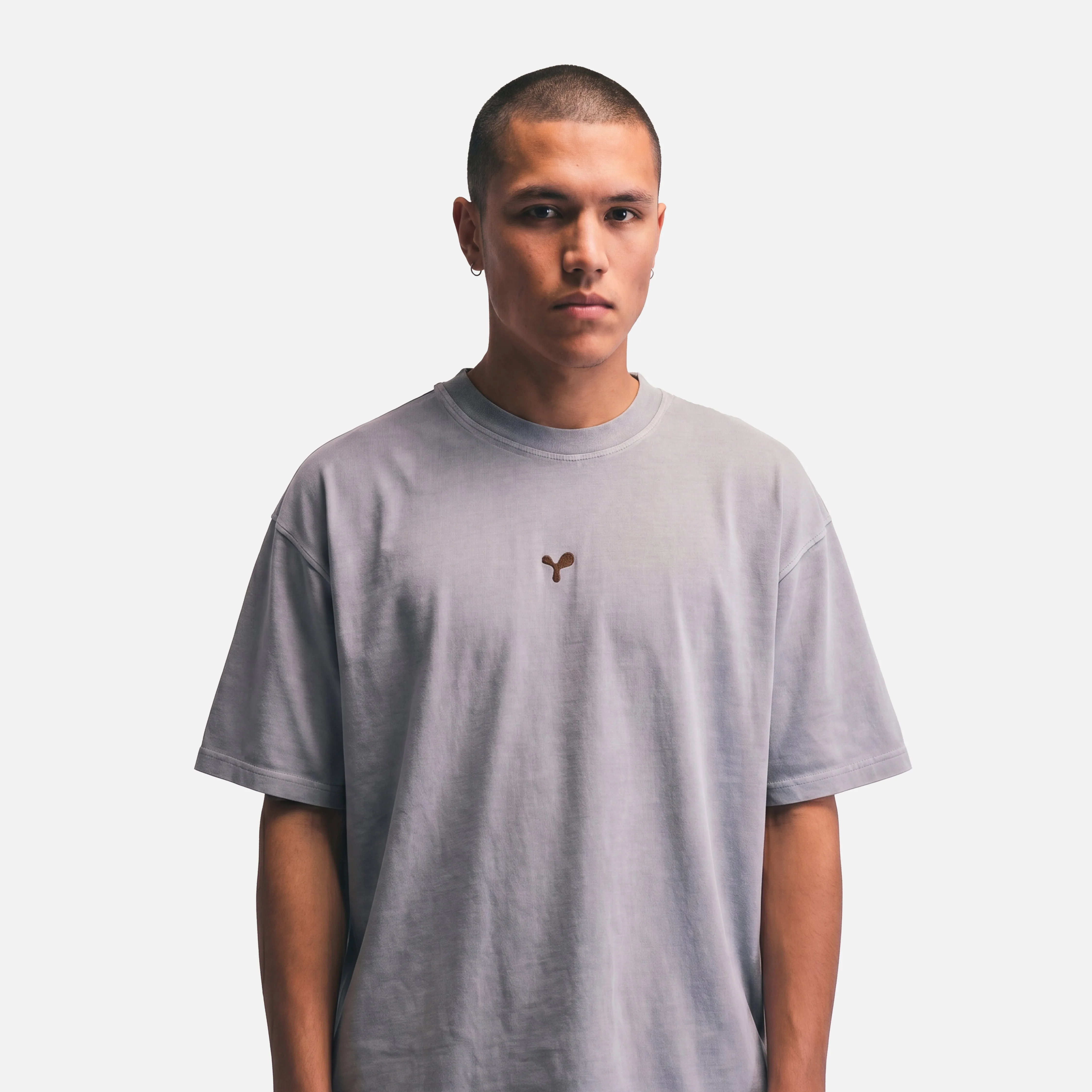 Core Flocking Tee — Grey