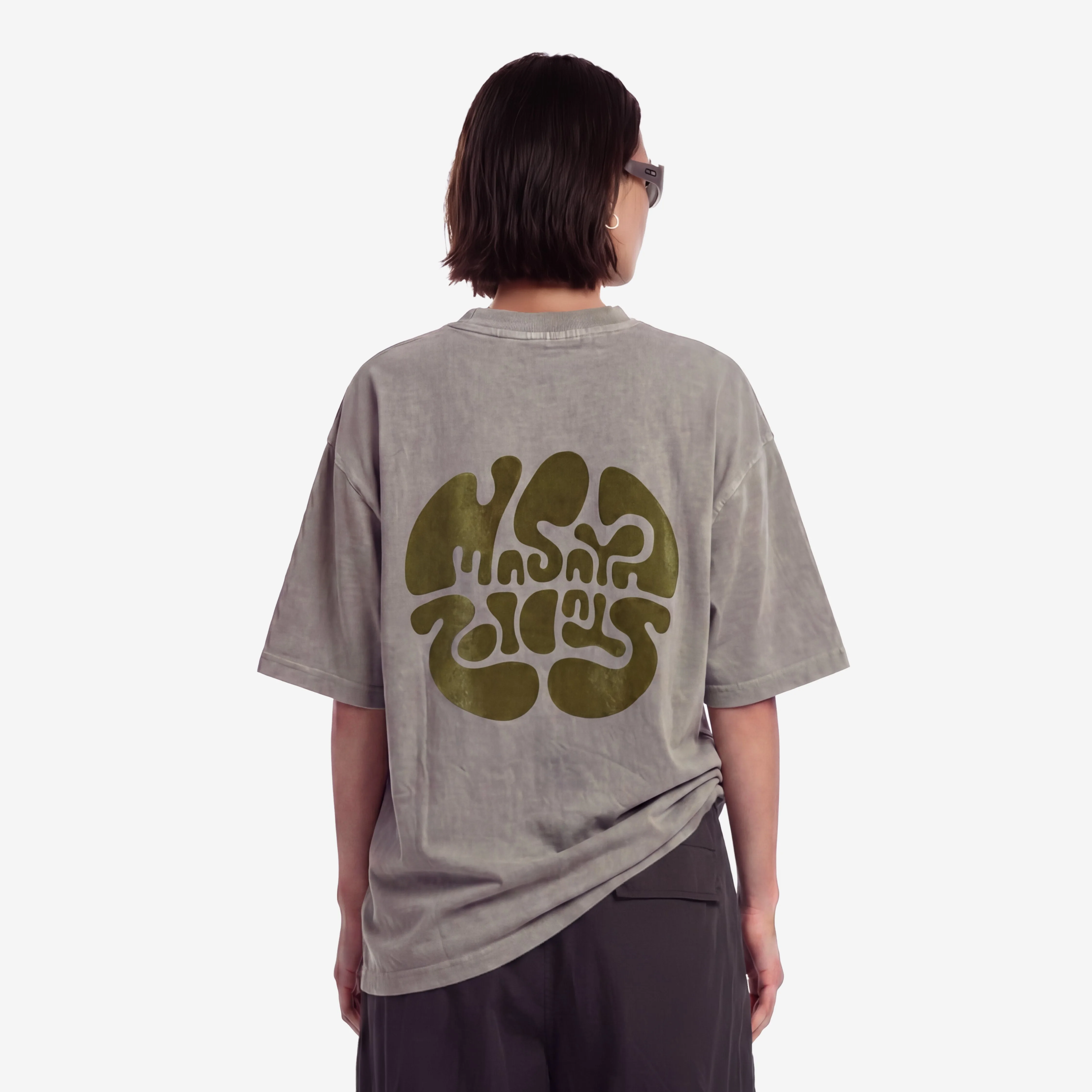 Core flocking tee - Green — bild 2
