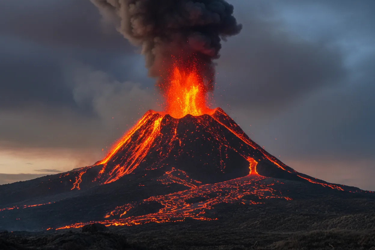 ERUPTION 1: a tee, a cap and a sling bag